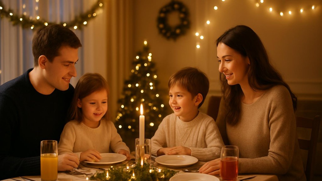 Capodanno con bambini a Sorrento: soggiorni, cena e attività per famiglie Famiglia con bambini in ambiente accogliente per Capodanno