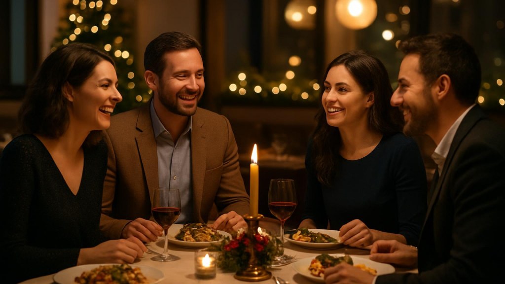 Capodanno in gruppo a Sorrento: cenoni e serate per socializzare Gruppo di adulti in contesto sociale per Capodanno